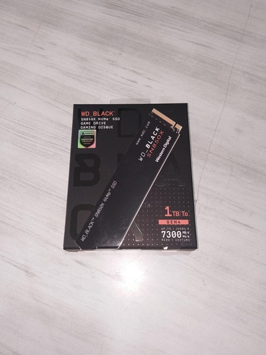 [SSD-0209] WD Black SSD SN850X 1TB M.2 2280 NVMe PCIe Gen 4 w/o Heatsink