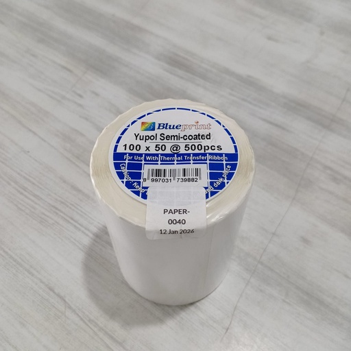 [PAPER-0040] Blueprint Yupol Semi-coated 100x50 500pcs