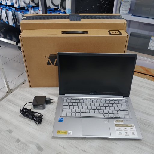[LAPTOP-1108] Asus VivoBook 14 A1404VA-FHD3823M Intel Core i3-1315U/8GB/256GB SSD/Win11+OHS+M365B/14.0″ FHD/Transparent Silver(BAG)