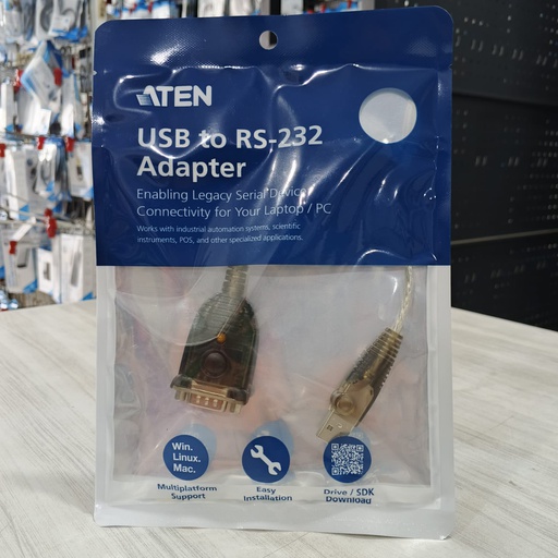 [CBL-0466] ATEN Cable USB to Serial RS-232 (UC232A)