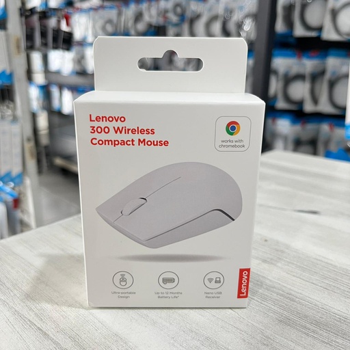 [KEYMO-0199] Lenovo Mouse 300 Wireless Compact Cloud Grey