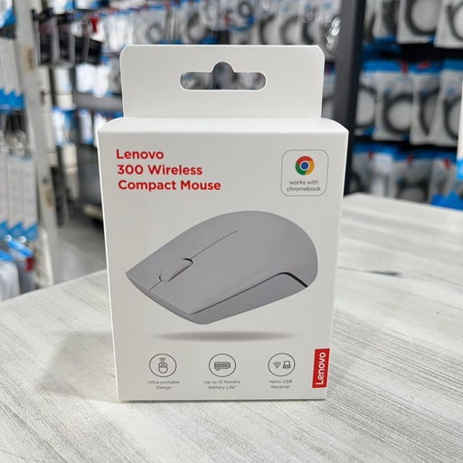 [KEYMO-0200] Lenovo Mouse 300 Wireless Compact Arctic Grey