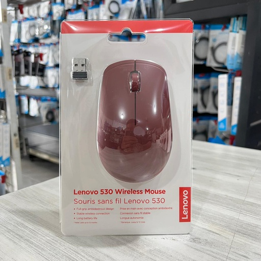 [KEYMO-0204] Lenovo Mouse 530 Wireless Cherry Red
