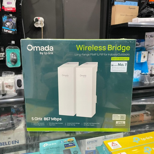 [NET-0637] TP-Link Omada EAP211-Bridge KIT 5GHz 867Mbps 1KM Range