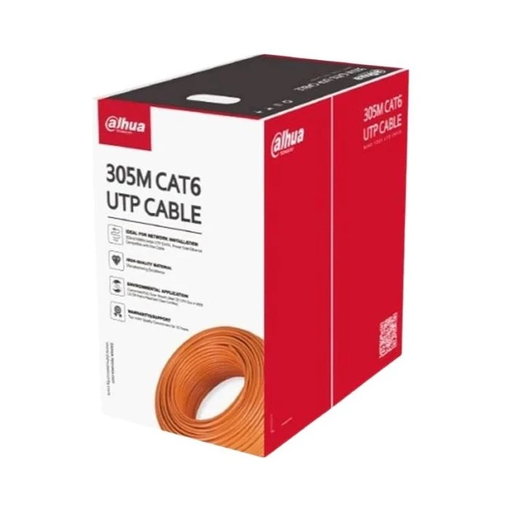 [NET-0640] Dahua Network Kabel PFM922I-6UN-C CCA UTP Cat 6 Orange