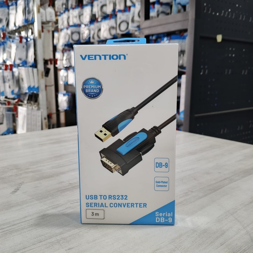 [CBL-0469] Vention Kabel USB to DB9 RS232 Serial 3M (VAS-C02-B300)