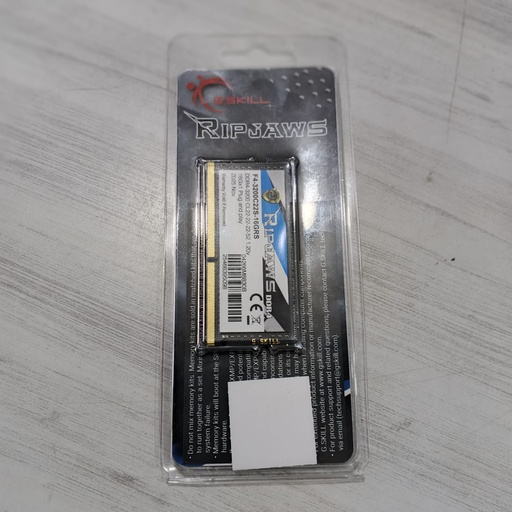 [SODIM-0115] G.SKILL F4-3200C22S-16GRS Ripjaws SODIM DDR4 16GB 3200