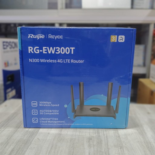 [NET-0650] Ruijie RG-EW300T Router LTE Modem 4G Wireless N300