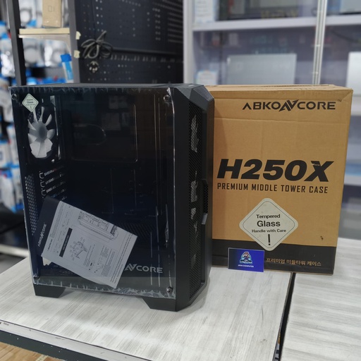 [CASE-0125] Abkoncore Casing H250X Helios ATX Incl 4 RGB Fan