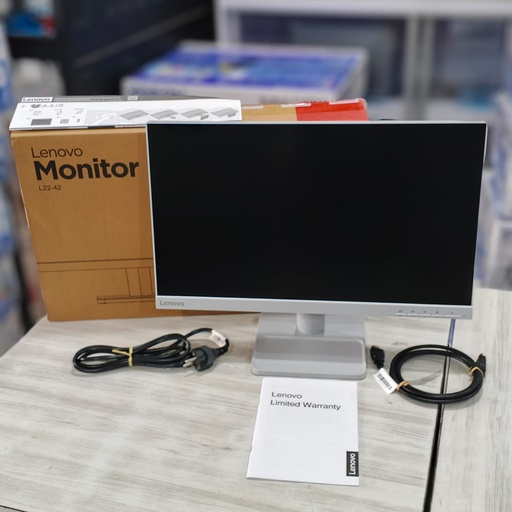 [MONI-0150] Lenovo LED Monitor L22-42 21.5" FHD (HDMI VGA), 100Hz, 99% sRGB White