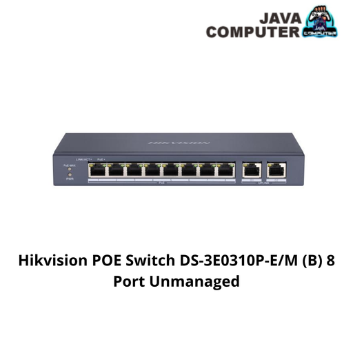 [NET-0662] Hikvision POE Switch DS-3E0310P-E/M (B) 8 Port Unmanaged