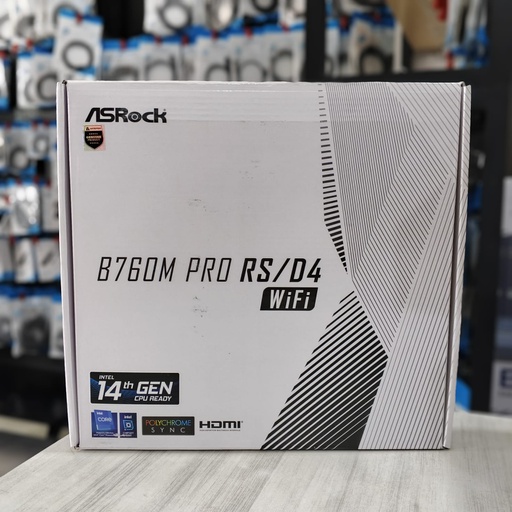 [MOBO-0175] AsRock Motherboard B760M PRO RS/D4 WiFi LGA 1700