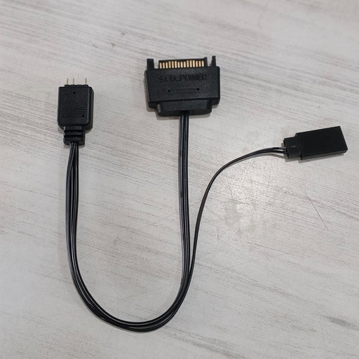 [CBL-0483] Cable Power Sata 15 PIN to 4 PIN Molex/Floppy