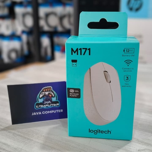 [KEYMO-0208] Logitech Mouse M171 Wireless White