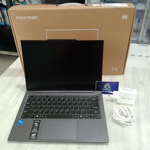 [LAPTOP-1143] Polytron Luxia PL14M2I5A G65H Intel Core i5-1235U/16GB/512GB SSD/14.0" WUXGA/Win 11 Home/Grey (BAG)