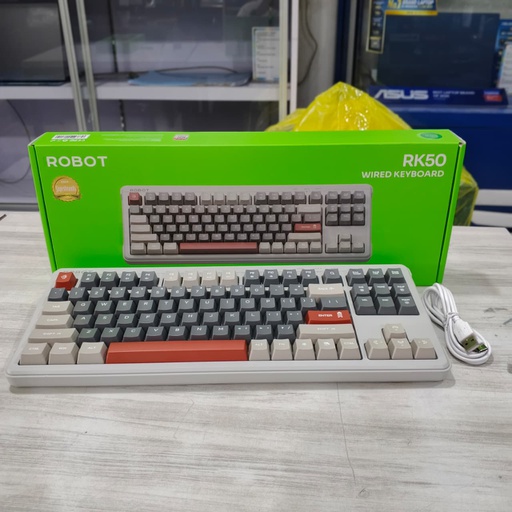 [KEYMO-0211] Robot RK50 Wired Keyboard Grey