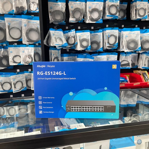 [NET-0671] Ruijie RG-ES124G-L 24 Port Unmanaged Non-PoE Switch