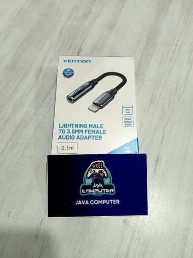 [ACC-0563] Vention Lightning to 3.5mm Jack Adapter Converter Lightning to Aux Audio (BMBHA)