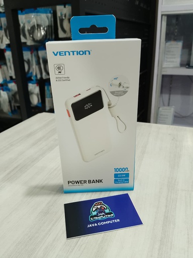 [PB-0009] Vention Power Bank 10000mAH 22.5W White (XGYW0-39-TY)
