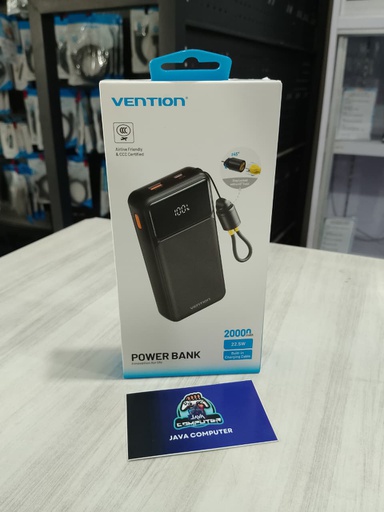 [PB-0010] Vention Power Bank 20000mAH 22.5W Black (XGYB0-40-TY)