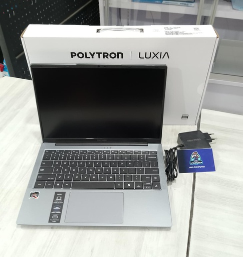 [LAPTOP-1146] Polytron Luxia PL14H1R5B G82H AMD Ryzen 5-7430U/8GB/256GB SSD/14.0" WUXGA/Win 11 Home/Grey (BAG)