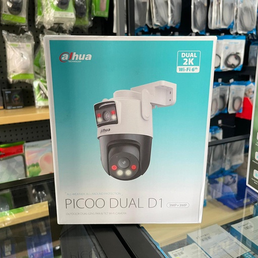 [CCTV-0249] Dahua Picoo Dual D1 DH-P3D-3F-PV 3+3MP Outdoor Wi-Fi Dual-Lens Pan &amp; Tilt Camera