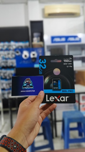 [MC-0074] Lexar High-Performance 800x PRO 32GB SDXC, C10, UHS-I(U1), V30, up to 150MB/s read
