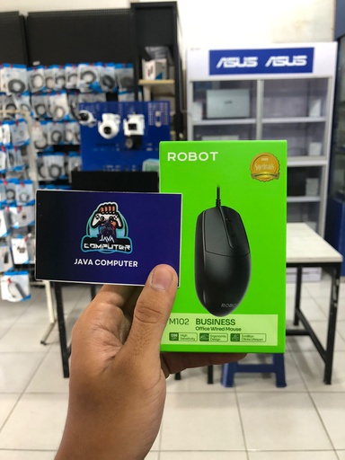 [KEYMO-0214] Robot Mouse Wired M102 Black