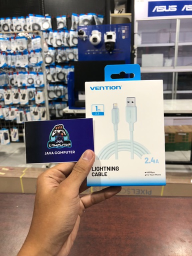 [CBL-0496] Vention Kabel Data USB A to Lightning iPhone 1M Blue (LAMSF)