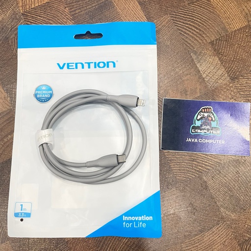[CBL-0500] Vention Kabel Data USB Type C to Lightning iPhone 1M Grey (LARHF)