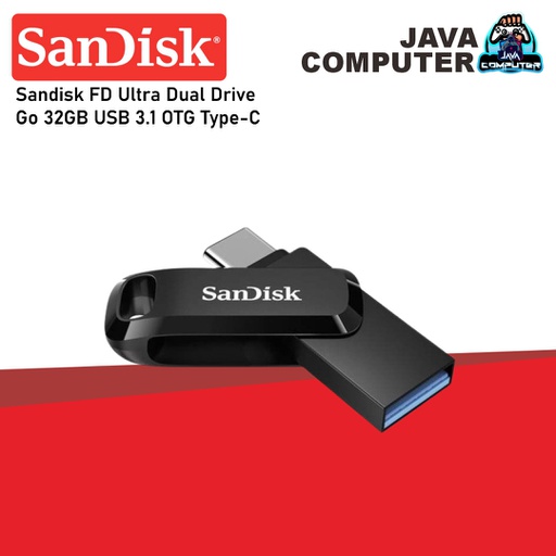[FD-0027] Sandisk FD Ultra Dual Drive Go 32GB 150Mb/s USB 3.1 OTG Type-C