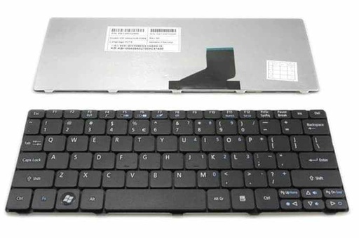 [LKEY-0011] KB ACER Aspire One 521h, 522h, 532h, D255 Black