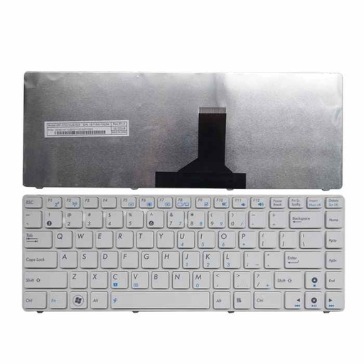 [LKEY-0022] KB ASUS A42, A43, K42, N82, P43, UL30 White