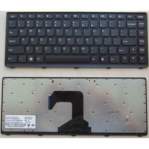 [LKEY-0079] KB Lenovo S300, S400, S410 Black