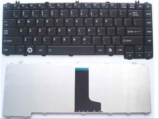 [LKEY-0091] KB Toshiba C600, C640, L620, L630, L640/5, L730/5, L740/5 Doff Black