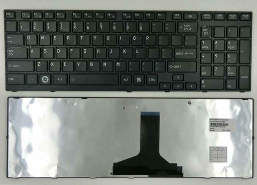 [LKEY-0105] KB Toshiba Satellite P750, P755 Gloss Black