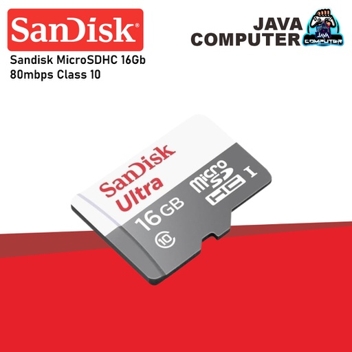 [MC-0006] Sandisk MicroSDHC 16Gb 80mbps Class 10