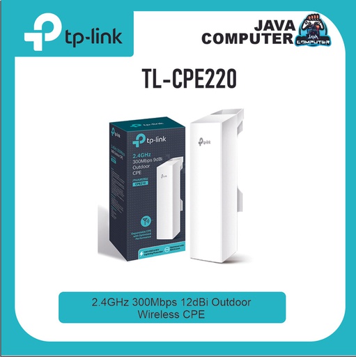 [NET-0047] TP-Link TL-CPE220 2.4GHz 300Mbps 12dBi Outdoor