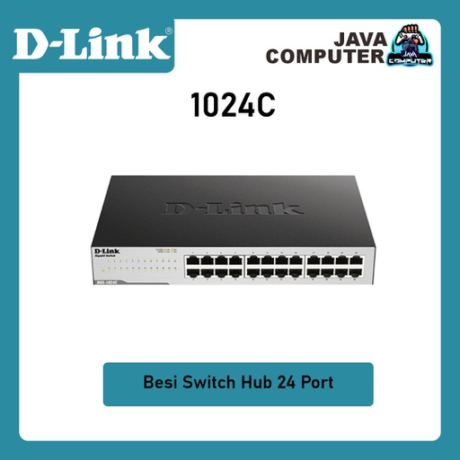 [NET-0054] D-Link DGS-1024C Besi Switch Hub 24 Port