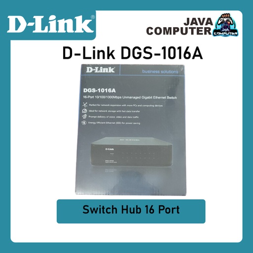 [NET-0078] D-Link DGS-1016A Switch Hub 16 Port