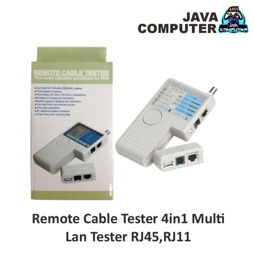 [NET-0114] Remote Cable Tester 4in1 Multi Lan Tester RJ45,RJ11