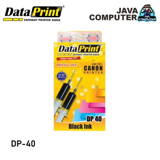 [TINT-0021] Dataprint Tinta Canon Suntik Black DP-40