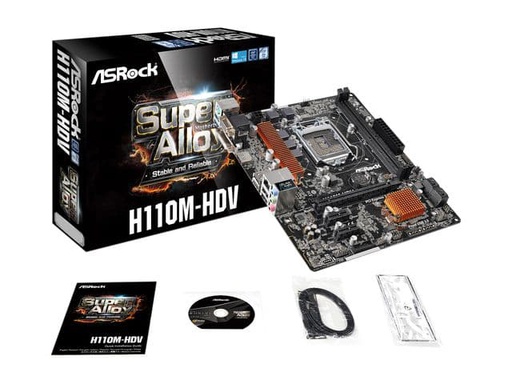 [MOBO-0051] AsRock Motherboard H110M-HDV LGA 1151