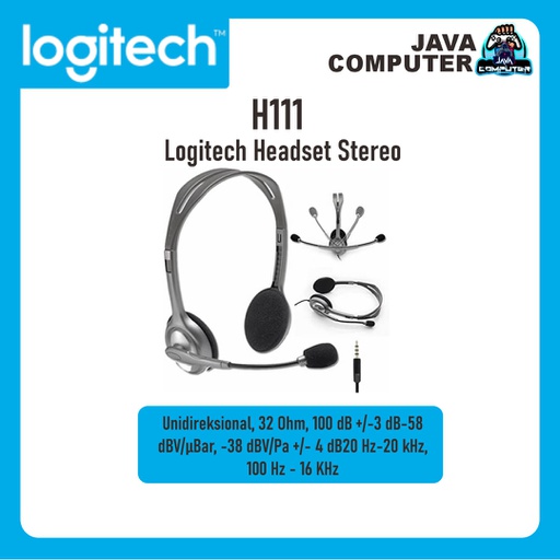 [HSET-0017] Logitech Headset Stereo H111