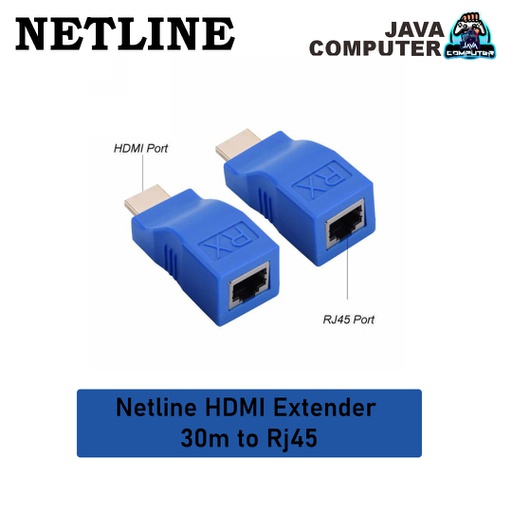 [ACC-0197] HDMI Extender 30m to RJ45 Netline