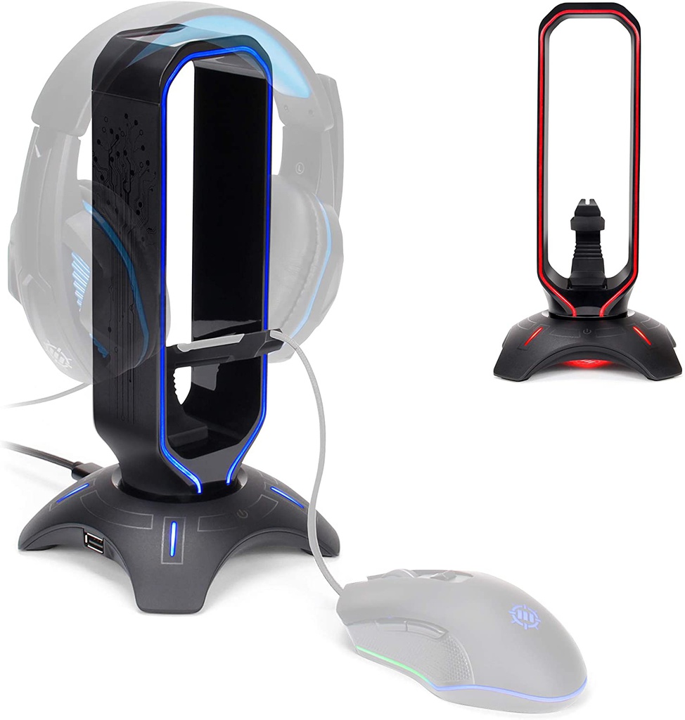 Stand Headset Rexus 3in1 RGB Bungee J3 Java Computer Samarinda