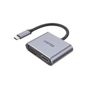 [ACC-0302] UNITEK Converter Type C To HDMI &amp; VGA Adapter (V1126A)