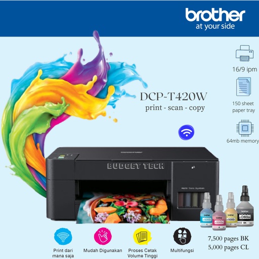 [PRINT-0101] Brother DCP-T420W Print Scan Copy Wifi