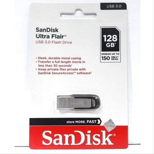 [FD-0064] Sandisk FD CZ73 128GB Ultra Flair USB 3.0