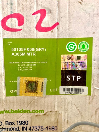 [NET-0193] Belden Cable Lan Cat 5E Outdoor Permeter
